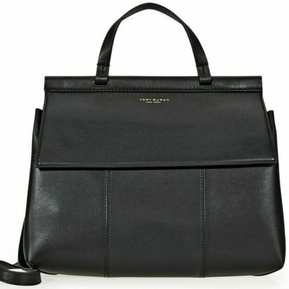 Tory Burch Leather Handbag Black